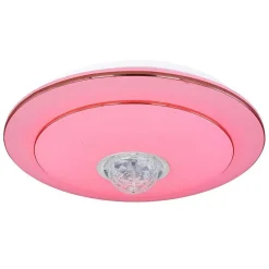 Plafonnier Globo Santina Led Blanc, 1 Lumiere, Telecommandes