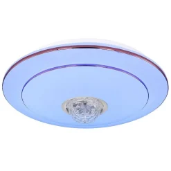 Plafonnier Globo Santina Led Blanc, 1 Lumiere, Telecommandes