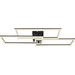 Plafonnier Globo Tiny Led Noir, 1 Lumiere, Telecommandes