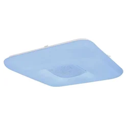 Plafonnier Globo Trystan Led Blanc, 1 Lumiere, Telecommandes, Changeur De Couleurs