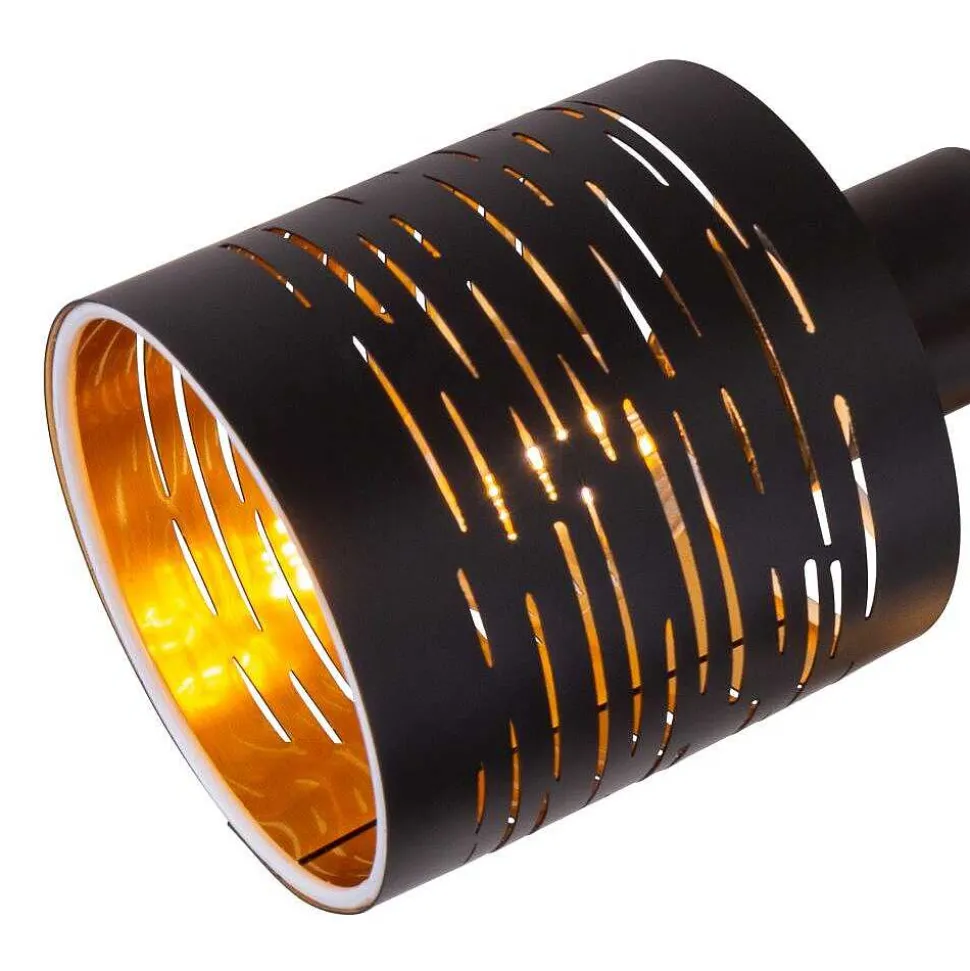 Plafonnier Globo Tunno Noir, 3 Lumieres