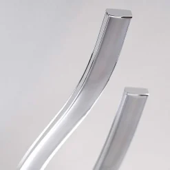 Plafonnier Globo Wave Led Chrome, 1 Lumiere