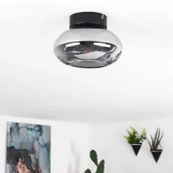 Plafonnier Haikala Noir, 1 Lumiere