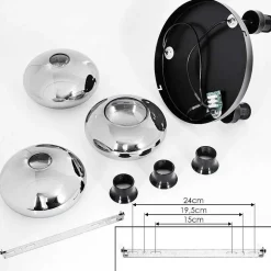 Plafonnier Haikala Noir, 3 Lumieres