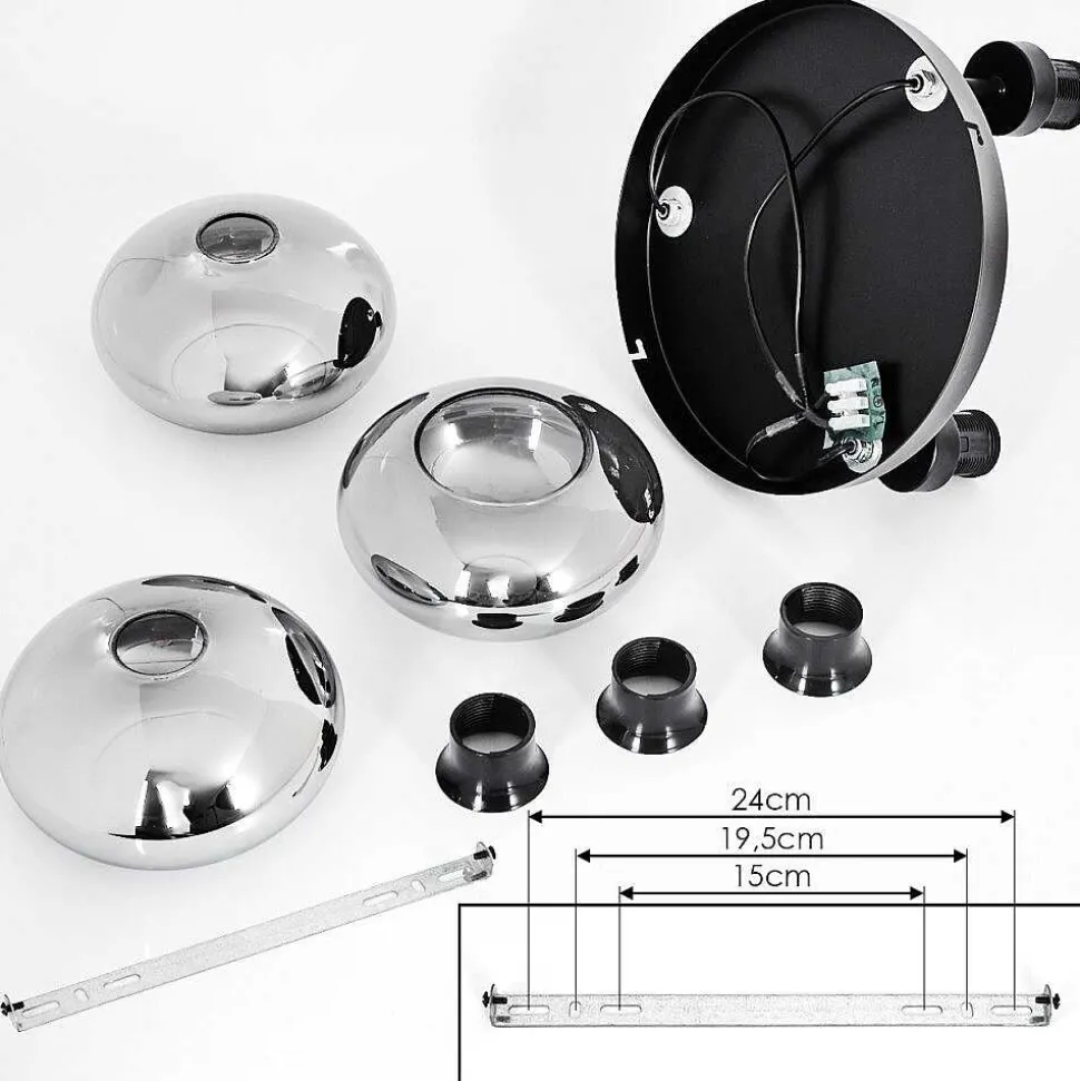 Plafonnier Haikala Noir, 3 Lumieres