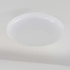 Plafonnier Idual Chloe Led Argente, Blanc, 1 Lumiere, Telecommandes, Changeur De Couleurs