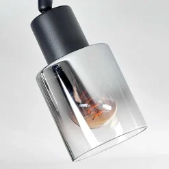 Plafonnier Leteque Noir, 3 Lumieres