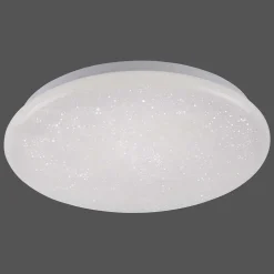 Plafonnier Leuchten Direkt Skyler Led Blanc, 1 Lumiere, Detecteur De Mouvement