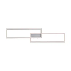 Plafonnier Leuchten Direkt Ls-Maxi Led Acier Inoxydable, 1 Lumiere, Telecommandes, Changeur De Couleurs