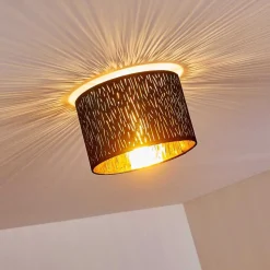 Plafonnier Liared Nickel Mat, 1 Lumiere