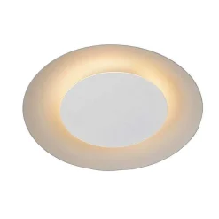 Plafonnier Lucide Foskal Led Blanc, 1 Lumiere