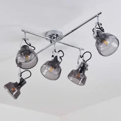 Plafonnier Lulea Chrome, 5 Lumieres