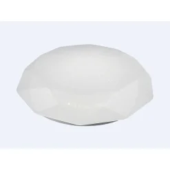 Plafonnier Mantra Diamante Smart Led Blanc, 1 Lumiere, Telecommandes