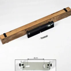 Plafonnier Montgomery Ecru, Noir, 4 Lumieres