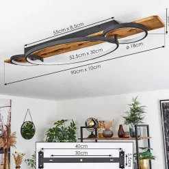 Plafonnier Nevogilde Led Ecru, 1 Lumiere