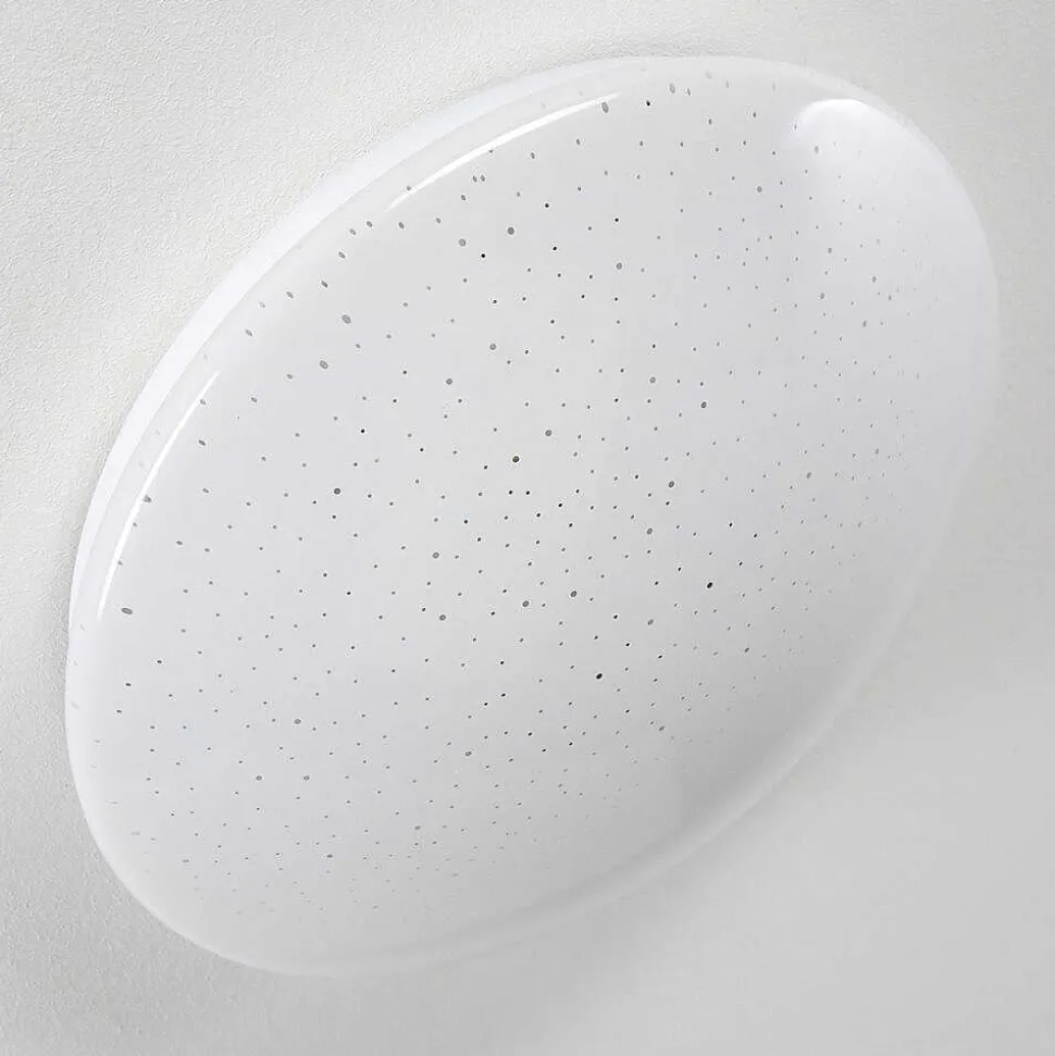 Plafonnier Norton Star Led Blanc, 1 Lumiere, Telecommandes, Changeur De Couleurs