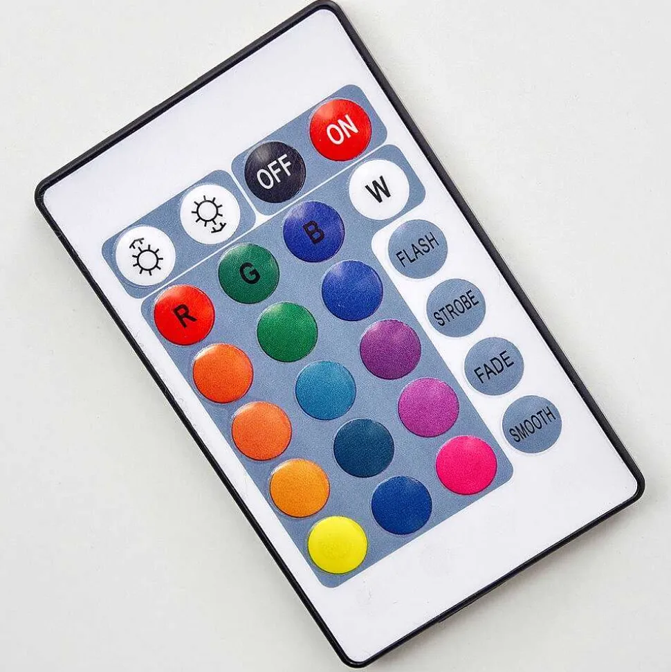 Plafonnier Norton Star Led Blanc, 1 Lumiere, Telecommandes, Changeur De Couleurs