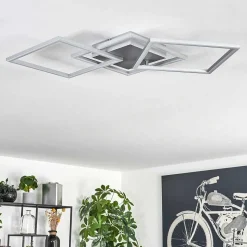 Plafonnier Obo Led Titane, 1 Lumiere