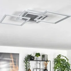 Plafonnier Obo Led Titane, 1 Lumiere