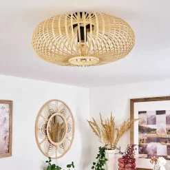 Plafonnier Oravi Bois Clair, 1 Lumiere