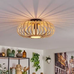 Plafonnier Oravi Bois Clair, 1 Lumiere