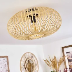 Plafonnier Oravi Bois Clair, 1 Lumiere