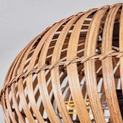 Plafonnier Oravi Brun Fonce, Ecru, Noir, 3 Lumieres