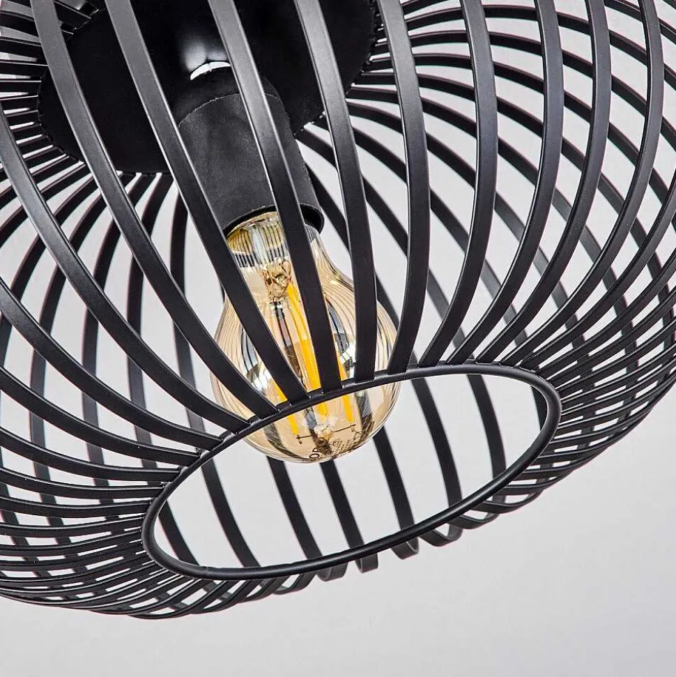 Plafonnier Oravi Noir, 1 Lumiere