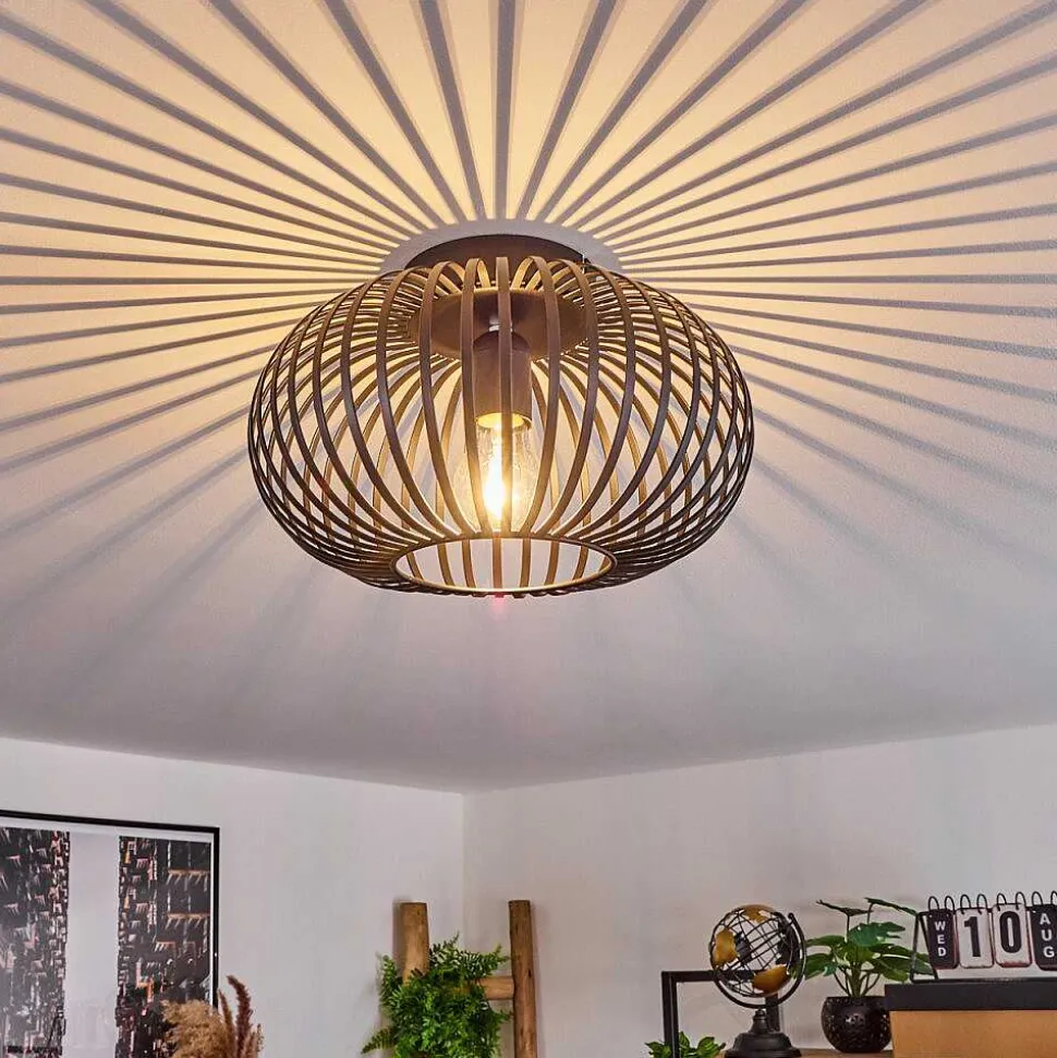 Plafonnier Oravi Noir, 1 Lumiere