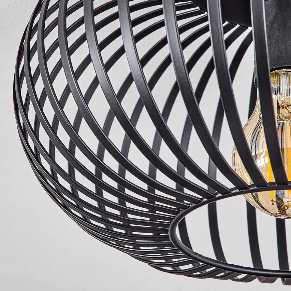 Plafonnier Oravi Noir, 1 Lumiere