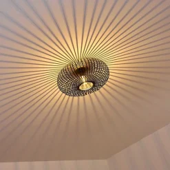 Plafonnier Ovari Noir, 1 Lumiere