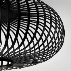 Plafonnier Ovari Noir, 1 Lumiere