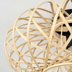 Plafonnier Pabu Ecru, 1 Lumiere