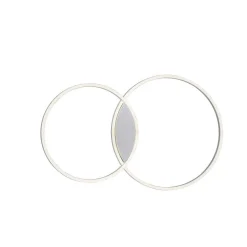 Plafonnier Paul Neuhaus Q-Kate Led Aluminium, 1 Lumiere, Telecommandes