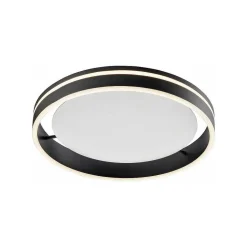 Plafonnier Paul Neuhaus Q-Vito Led Anthracite, 1 Lumiere, Telecommandes