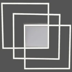 Plafonnier Paul Neuhaus Q-Inigo Led Nickel Mat, 3 Lumieres, Telecommandes