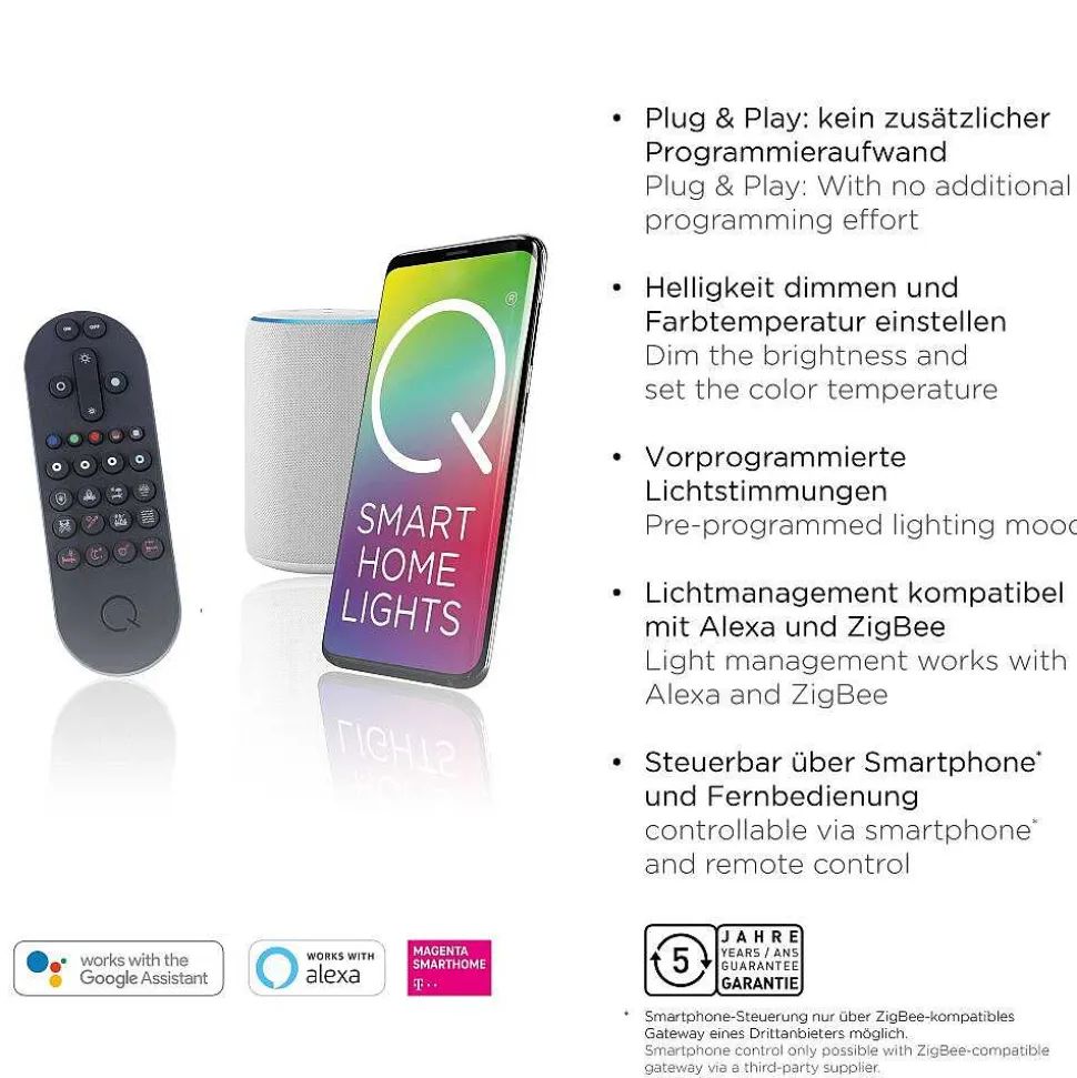 Plafonnier Paul Neuhaus Q-Beluga Led Or, 1 Lumiere, Telecommandes