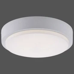 Plafonnier Paul Neuhaus Q-Lenny Led Blanc, 1 Lumiere, Telecommandes, Changeur De Couleurs