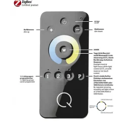 Plafonnier Paul Neuhaus Q-Orbit Led Aluminium, 1 Lumiere, Telecommandes