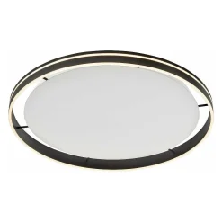 Plafonnier Paul Neuhaus Q-Vito Led Anthracite, 1 Lumiere, Telecommandes