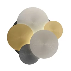 Plafonnier Paul Neuhaus Q-Piato Led Blanc, 1 Lumiere, Telecommandes