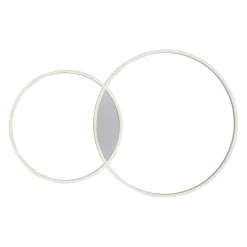 Plafonnier Paul Neuhaus Q-Kate Led Aluminium, 1 Lumiere, Telecommandes