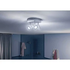 Plafonnier Philips Hue Adore Led Blanc, 3 Lumieres, Telecommandes