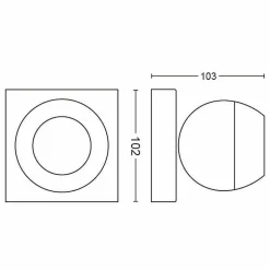 Plafonnier Philips Hue Buckram Led Blanc, 1 Lumiere