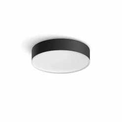 Plafonnier Philips Hue Enrave Led Noir, 1 Lumiere, Telecommandes