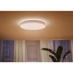 Plafonnier Philips Hue Enrave Led Blanc, 1 Lumiere, Telecommandes