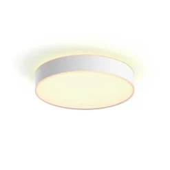 Plafonnier Philips Hue Enrave Led Blanc, 1 Lumiere, Telecommandes