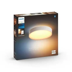Plafonnier Philips Hue Enrave Led Blanc, 1 Lumiere, Telecommandes