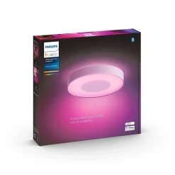 Plafonnier Philips Hue Infuse Led Blanc, 1 Lumiere, Changeur De Couleurs