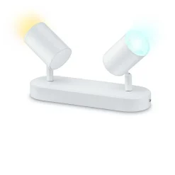 Plafonnier Philips Wiz Imageo Led Blanc, 2 Lumieres